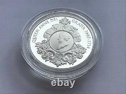 Simply Coins 2014 SILVER PROOF QUEEN ANNE FIVE 5 POUND COIN BOX COA