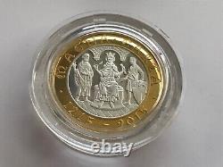 Simply-Coins 2015 SILVER PROOF MAGNA CARTA TWO 2 POUND COIN 4TH PORTRAIT