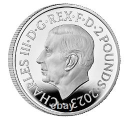 Simply Coins 2023 SILVER PROOF BRITANNIA 1 OZ 2 POUND COIN PRE ORDER