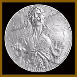 Star Wars $2 Proof 1 Oz Silver Coin, 2016 Han Solo Classic Niue Disney With COA