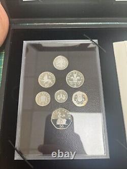 Superb 2008 U. K. Royal Mint 7 Coin'Emblems of Britain' Sterling Silver Proofs