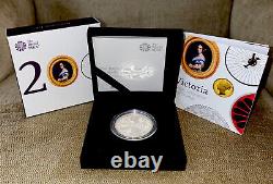 The 200th Anniversary Of The Birth Of Queen Victoria 2019 Uk £5 Silver Proof Coi