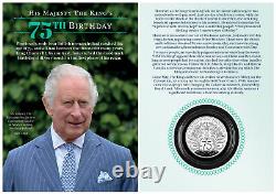 The 75th Birthday of His Majesty King Charles III £5 Silver Proof Coin