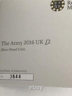 The Army 2016 UK Silver Proof Coin