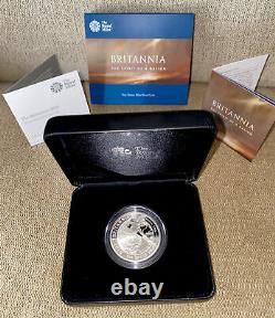 The Britannia 2019 UK One Ounce Silver Proof Coin By Royal Mint