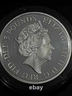 The Britannia 2021 UK Premium Exclusive Two-Ounce Silver Proof Coin