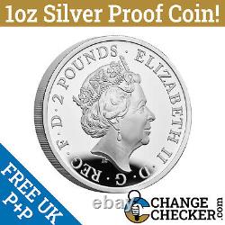 The Britannia 2022 UK 1oz Silver Proof Coin £2 Coin Two Pounds IN STOCK 999 Fi