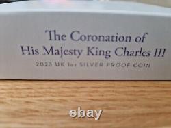 The Coronation Of His Majesty King Charles III 2023 UK 1 oz Silver Proof Coin