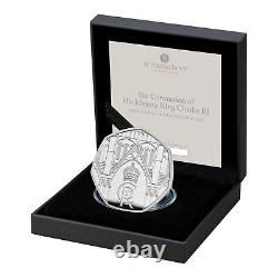 The Coronation of His Majesty King Charles III UK 50p Silver Proof Coin preorder