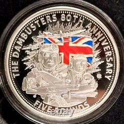 The Dambusters 80th Anniversary 2023 Silver Proof £5 Coin Limited Edition 995