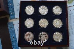 The History of the Royal Navy Collection 18 Silver Proof Coin Set + COA
