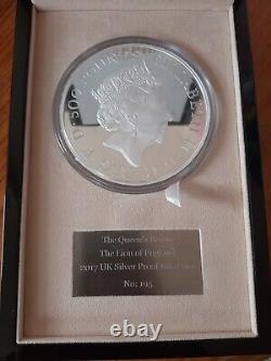 The Lion of England 2017 UK Silver Proof Kilo Coin