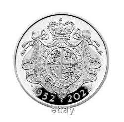 The Platinum Jubilee of Her Majesty The Queen 2022 UK £5 Silver Proof. Cert 6