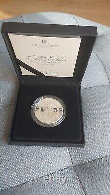 The Platinum Jubilee of Her Majesty the Queen £5 2oz silver proof Piedfort Coin
