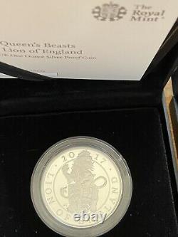 The Queen's Beasts 1oz Silver Proof Coin Queens Beast Complete Set Of 11