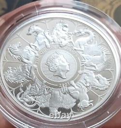 The Queen's Beasts 2021 UK 1oz Silver Proof Completer Coin
