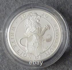 The Queen's Beasts The White Lion Of Mortimer Silver Proof 1oz £2 Coin 2020
