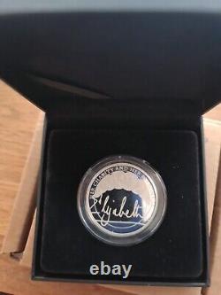 The Queen's Reign Charity and Patronage 2022 UK £5 Silver Proof Piedfort Coin