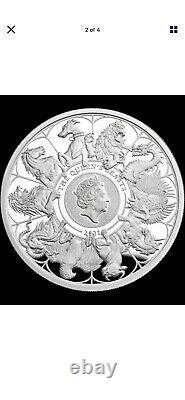 The Queens Beasts 2021 UK 1oz Silver Proof Coin Completer coin