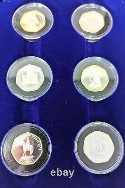 The Royal Mint 2003 Coronation 50th Anniversary 12 Coin Silver Proof Collection