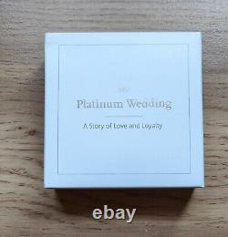 The Royal Mint 2017 Limited Edition Platinum Wedding £5 Solid Silver Proof Coin