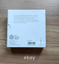 The Royal Mint 2017 Limited Edition Platinum Wedding £5 Solid Silver Proof Coin