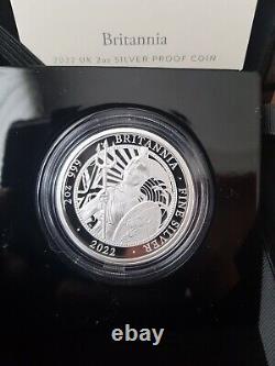 The Royal Mint 2022 Britannia 2oz Silver Proof Coin