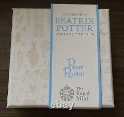 The Royal Mint Beatrix Potter Peter Rabbit 2018 UK 50p Silver Proof Coin + COA