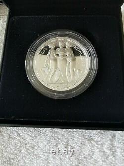 The Three Graces 2020 uk two-ounce silver proof coin