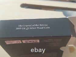 The Tower of London Coin Collection Legend of Ravens 2019 UK £5 Silver Proof