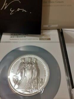 Three Graces 2020 Silver 5 Oz Coin Great Engravers Ngc Graded Pf70 Ultra Cameo
