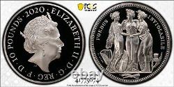 Three Graces 2020 UK Five Ounce (5oz) Silver Proof Coin Royal Mint GB PCGS70