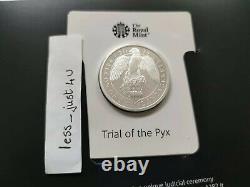 Trial of Pyx Falcon Plantagenets 1 oz ounce silver proof Coin Queen's Beasts #