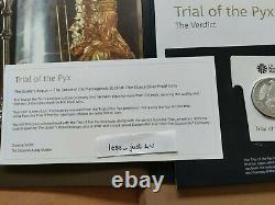 Trial of Pyx Falcon Plantagenets 1 oz ounce silver proof Coin Queen's Beasts #