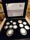 UK 2009 12 COIN SILVER PROOF YEAR SET WITH KEW GARDENS 50 PENCE complete