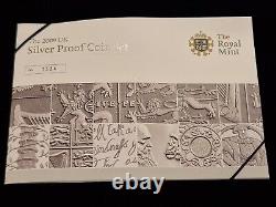 UK 2009 12 COIN SILVER PROOF YEAR SET WITH KEW GARDENS 50 PENCE complete