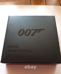 UK 2020 Royal Mint 007 Bond, James Bond Silver Proof 1 Oz £2 coin