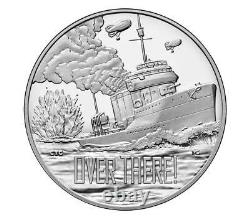World War I Centennial 2018 Silver Dollar and Navy Medal Set