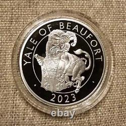 Yale of Beaufort 1oz Silver Proof £2 Coin Royal Mint Tudor Beasts Series UK